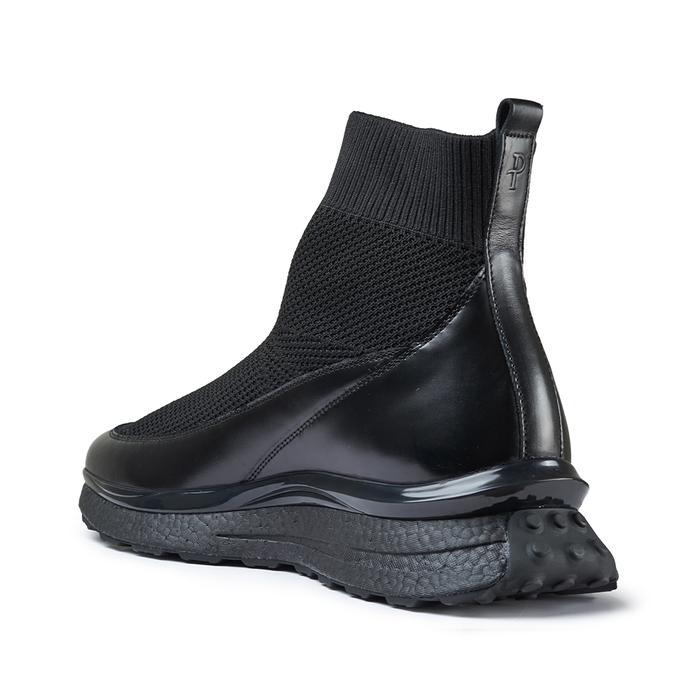 bz2n- Prabu - Dipa 2.0 All Black Sepatu Slip On Pria Hitam Sneaker Flat