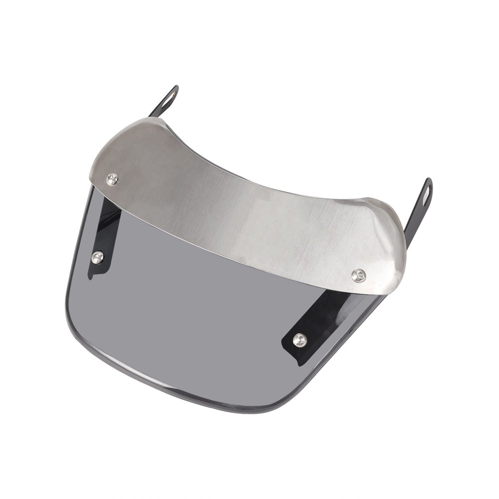 Universal Retro Motorcycle 5-9.45 Inch Headlight Windshield Wind Deflector Headlamp Windscreen For