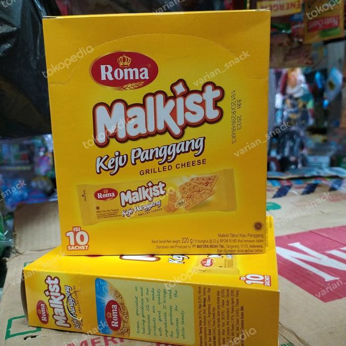 idom- Malkist Keju Panggang Roma