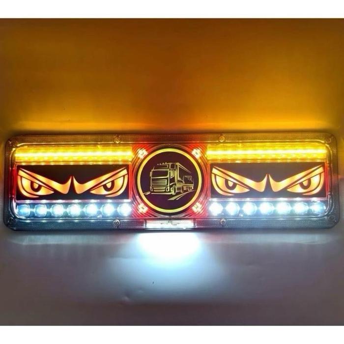 TERBARU Stop Lamp Lampu Belakang Truk 24 Volt Model MATA VERSI 4