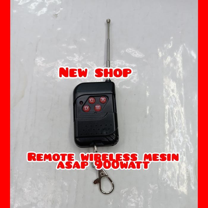 Remote wireless Mesin Asap fog machine 900 watt