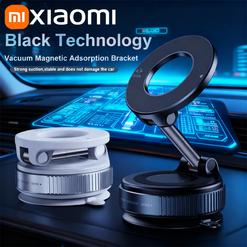 360 Rotatable And Foldable Magsafe Car Holder Suction Cup Magnetic Phone Stand Suction Cup