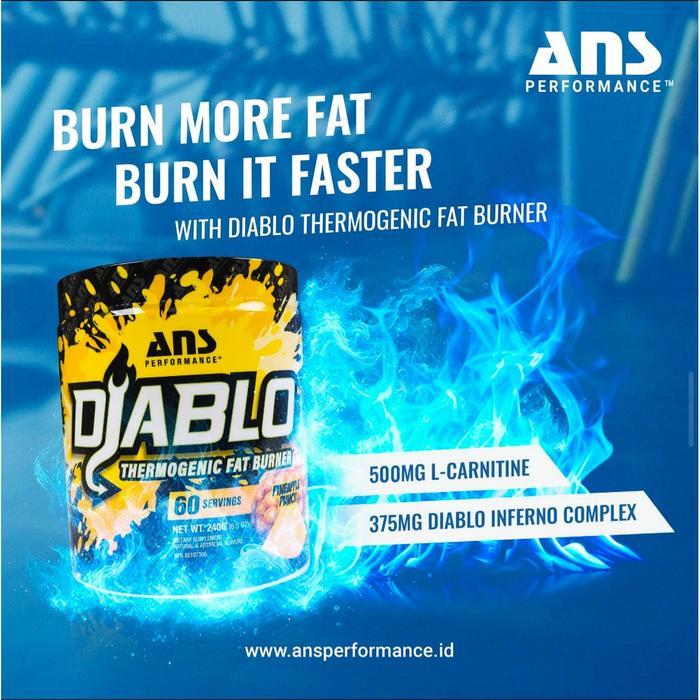 Ready Ans Performance Diablo Am 60 Serving Fatburner Pembakar Lemak Suplemen Diet Fitness Best
