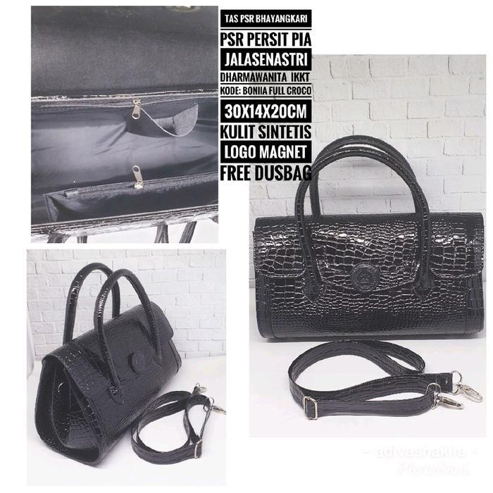 TAS PSR BHAYANGKARI PERSIT PIA JALASENASTRI KODE BONIA FULL CROCO