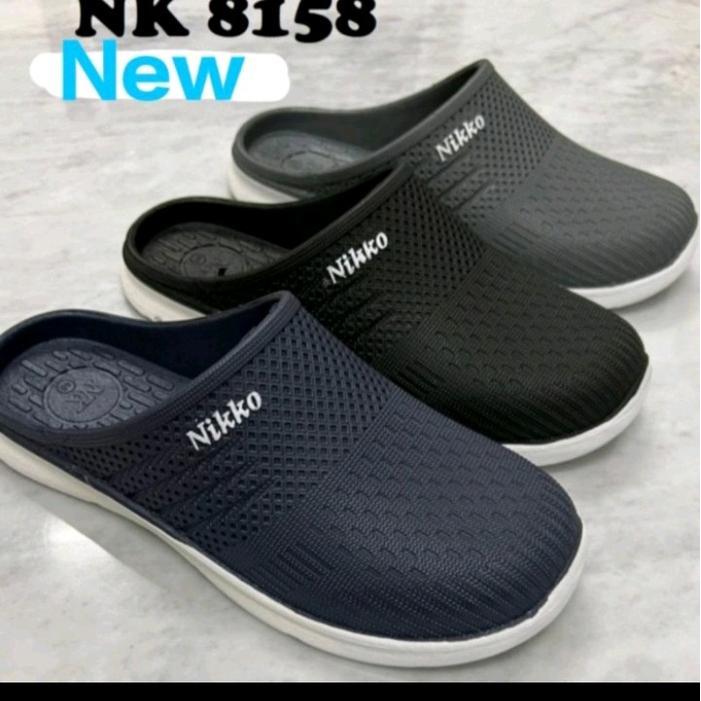 SANDAL SEPATU SELOP PRIA KARET NIKKO 8158