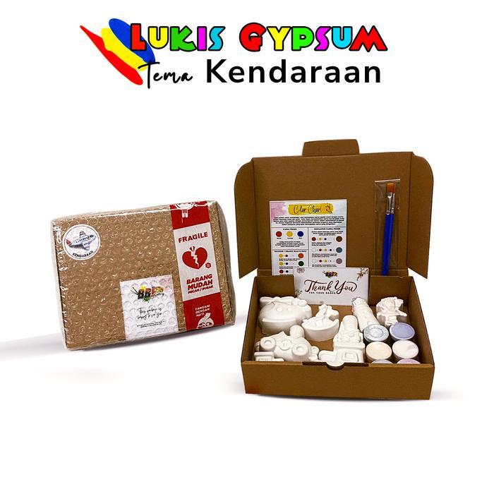 BABYLOLI- Painting Gypsum Mewarnai Patung Lukis Gipsum Mainan Edukasi Anak Paket
