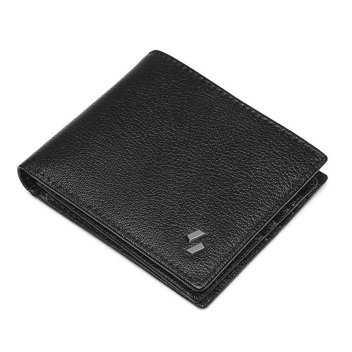 Eiger Adventurre Store - Classy Dompet Pria Lipat Dompet Kulit Asli - Free Box Exclusive Hitam
