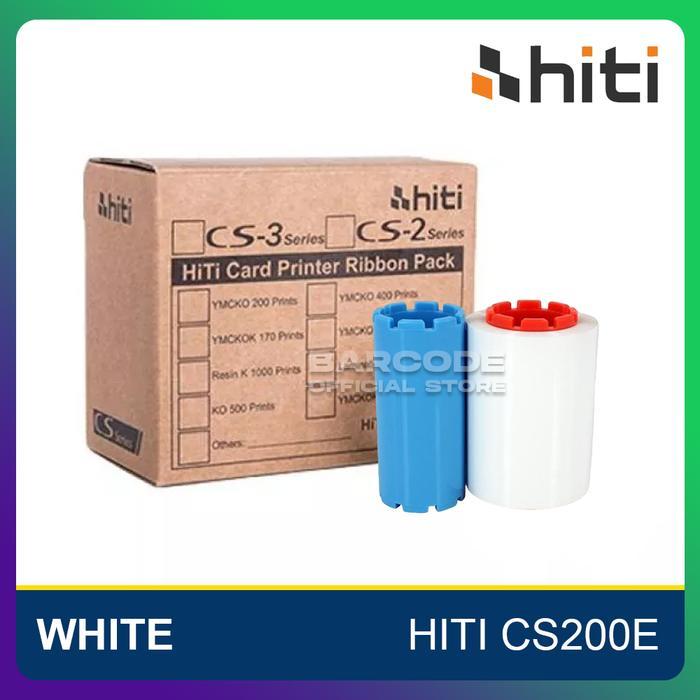 Ribbon White Printer Hiti Cs 200 - Tinta Putih Resin K 1000 Print