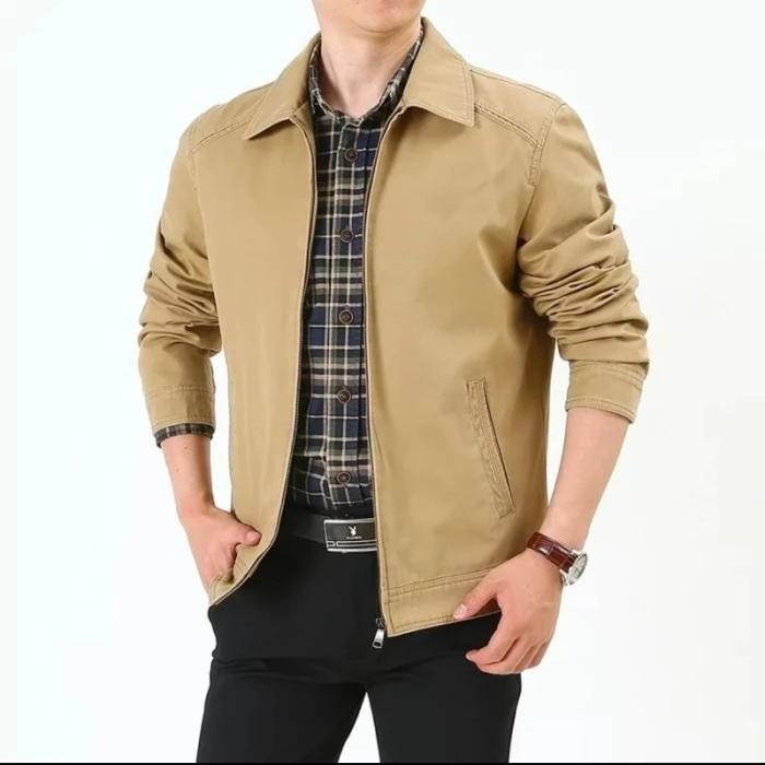 JAKET KATUN PRIA CASUAL