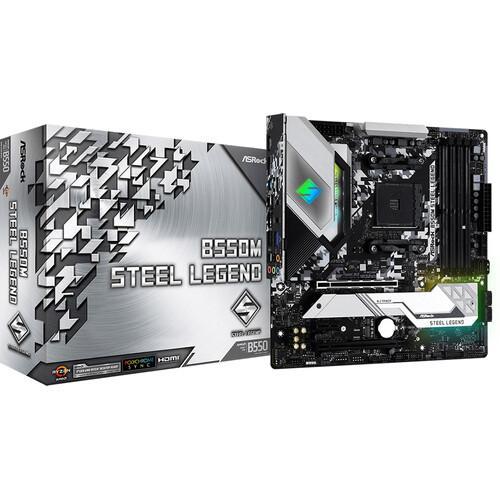 ASROCK B550M STEEL LEGEND AMD AM4 MOTHERBOARD B550