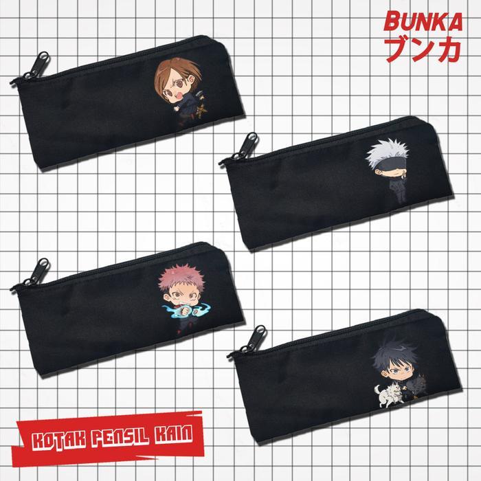 Pouch Tempat Pensil Anime Jujutsu Kaisen Murah