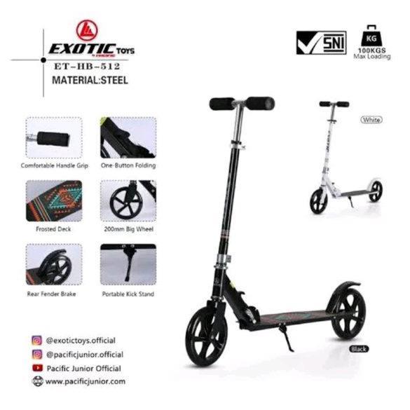 SCOOTER MANUAL ANAK DAN DEWASA EXOTIC HB 512