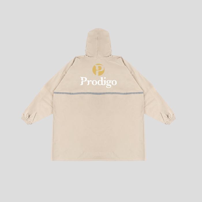 Jas Hujan Pria Wanita Raincoat Stelan Baju Celana Prodigo Teribi Cream