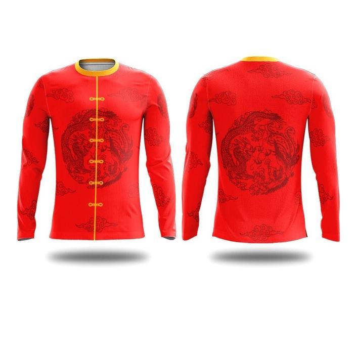 TERLARIS Jersey Baju Kaos Imlek Pria Cheongsam Sepeda Custom CHINESE NEW YEAR READY STOCK