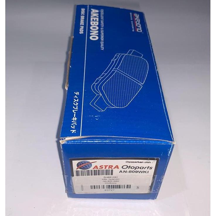 Brake Pad Mitsubishi Xpander An 809 Akebono -63727