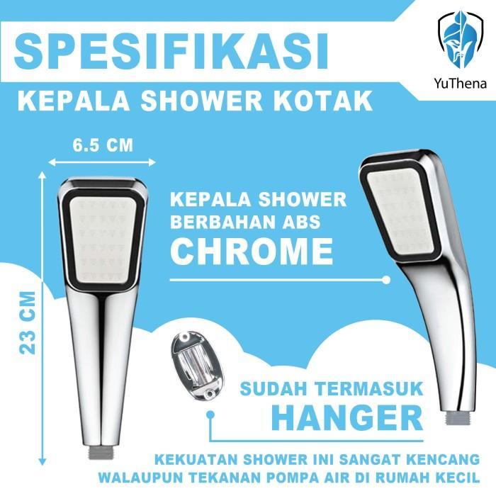 kmcb- Paket Shower Kotak Murah Dan Kran Cabang Special Minimalis Plastik Air
