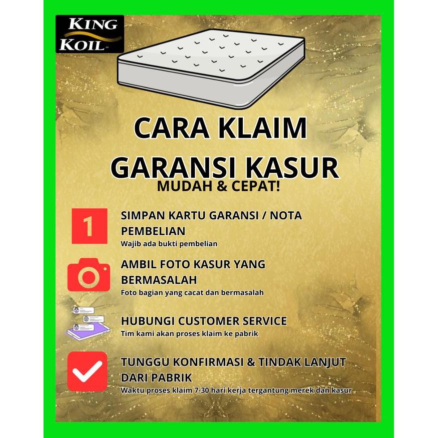 King Koil Kasur Springbed Iro Endorsed - Hanya Kasur - 180X200