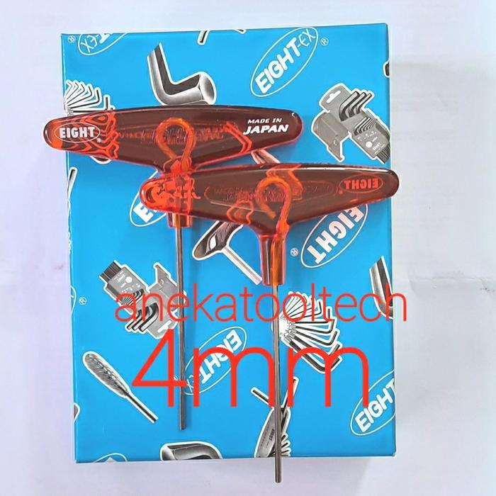 Kunci L 4Mm Handle T Eight Kunci L Eight M4 Gagang T (Japan)