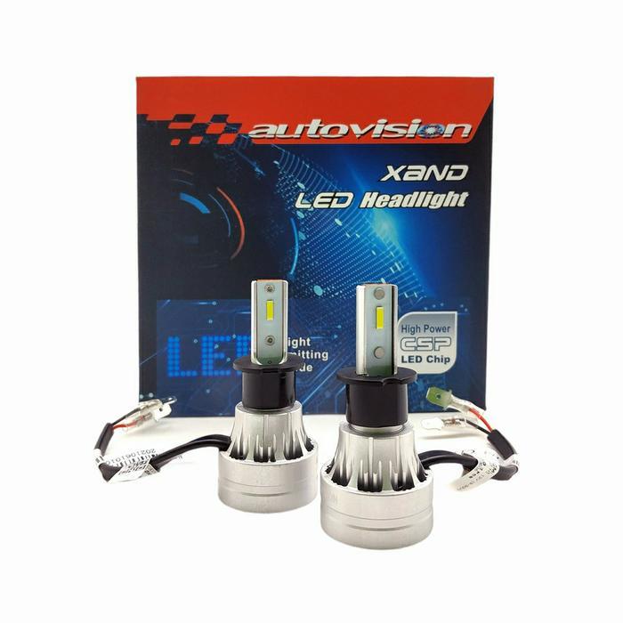 ASLI Lampu LED Autovision Xand H3 27 Watt 6500K Bohlam LED H3 Mobil READY STOCK