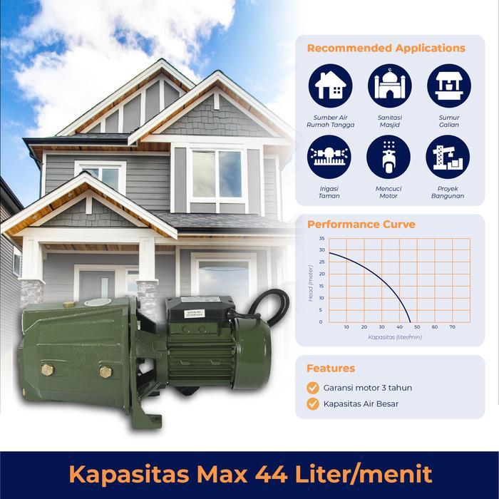 tukangbanget- Shimizu Jet 100 Bit Mesin Pompa Air - Untuk Sumur Kedalaman 11 Meter
