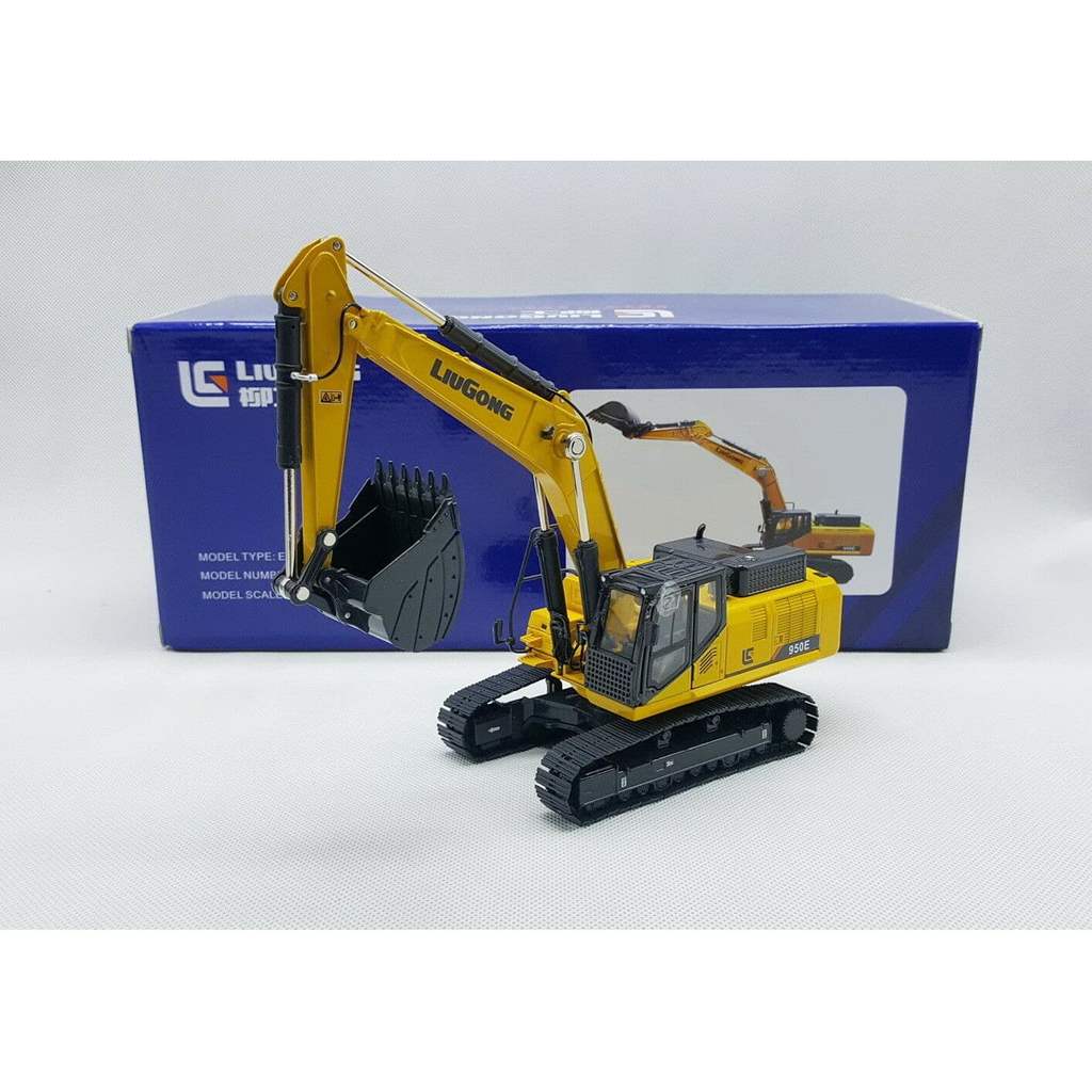 Diecast Miniatur Alat Berat Excavator Liugong CLG950E (1:50)