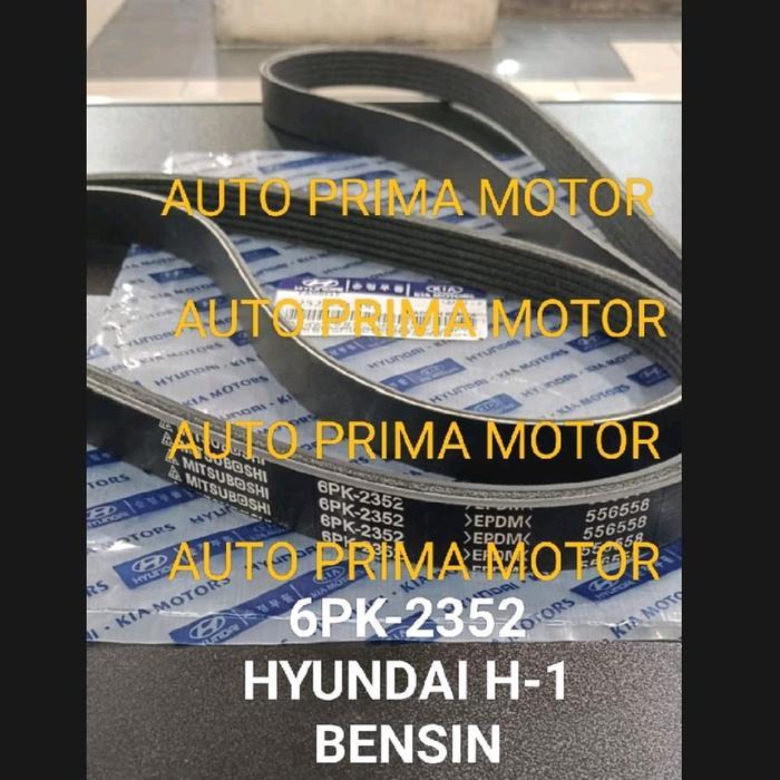 Fan Van V Belt Tali Kipas 6Pk2352 Hyundai H 1 H1 H-1 Bensin 6Pk-2352