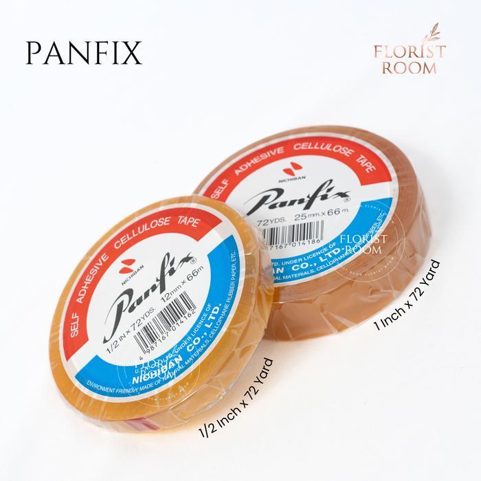 Cellotape Panfix 1 inch - Isolasi Panfix 1/2 inch - Perekat - Selotip