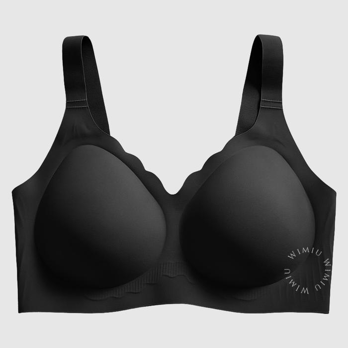 Wimiu BH Wanita Super Jumbo Women Bra Cup D E F Jumbo BH Seamless BH Tanpa Kawat Jahitan Bra Ice