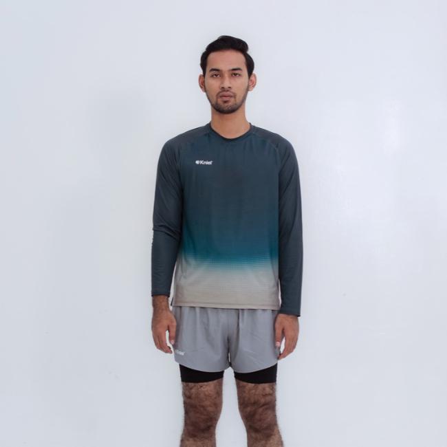 Men Running Jersey Kniel - Solarize Gradation