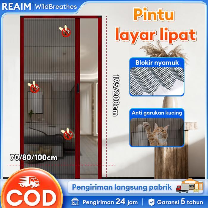 PINTU KAWAT GESER SLIDING ANTI NYAMUK PINTU GESER BERNAPAS DENGAN LUBANG ANTI TIKUS LIPAT TIDAK