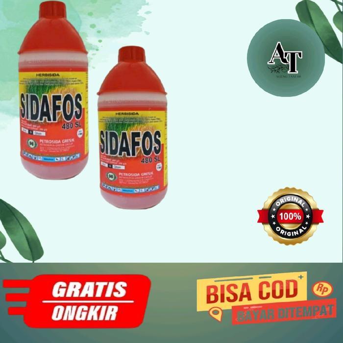 Herbisida Sidapos 1LITER Cair basmi gulma sampai ke akar Kuning Tanaman