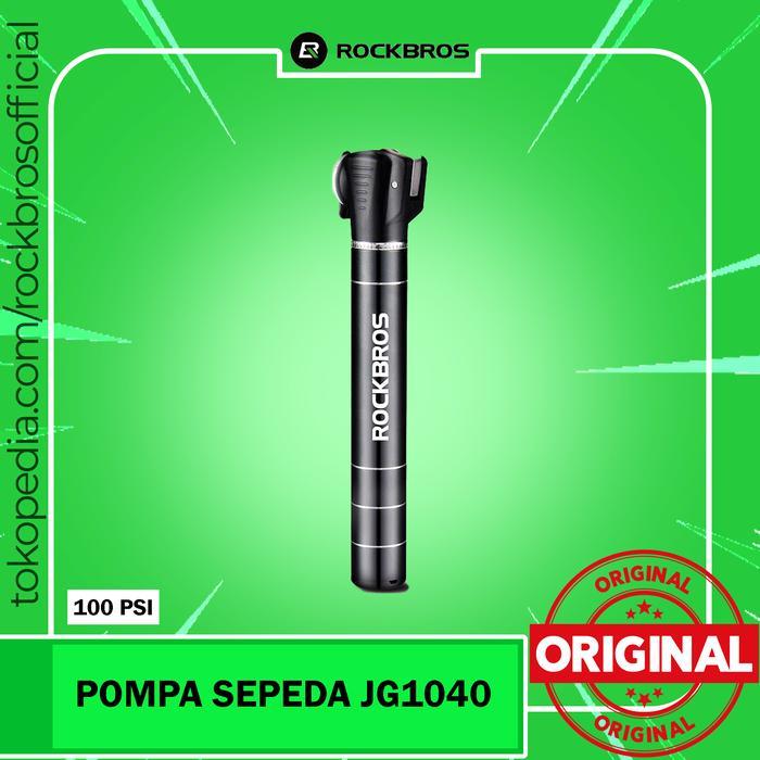 ASLI Pompa Mini Ban Sepeda Rockbros JG1040 100psi Portable Pump Bike READY STOCK