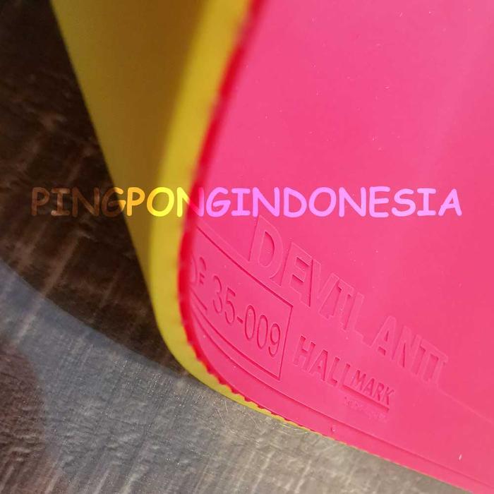 Hallmark Devil Anti - Karet Pingpong Rubber Tenis Meja Anti Bet Bat Defensive Allround+