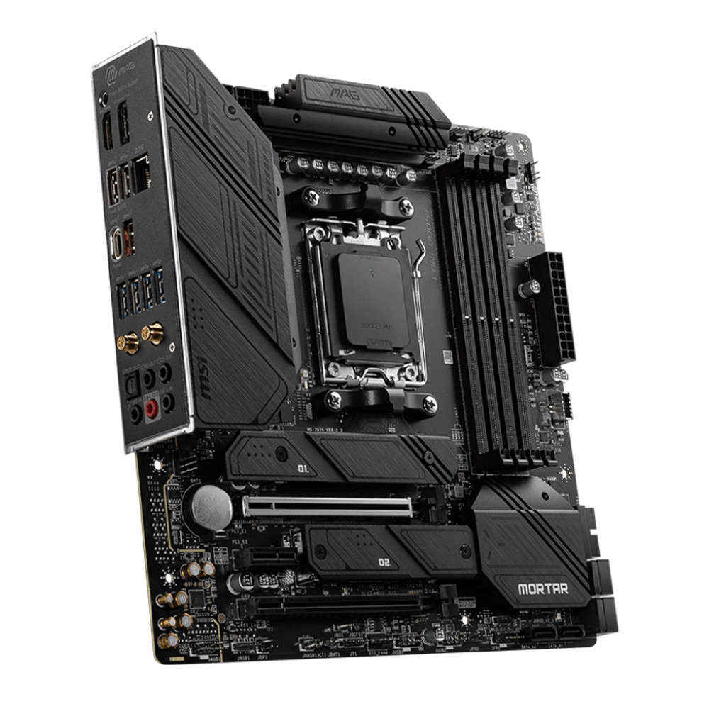 Msi Mag B650M Mortar Wifi Motherboard+Amd Ryzen 7 7700X Ddr5