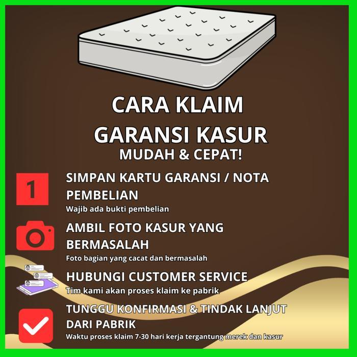 Comforta Kasur Springbed Super Pedic - Full Set 180X200