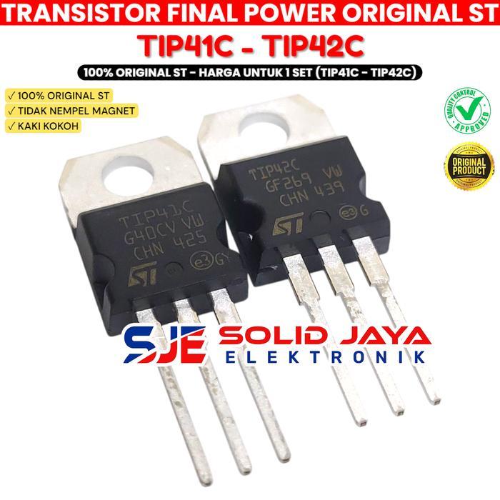 News TRANSISTOR TR FINAL STt TIP41 TIP42 C ASLI ORIGINAL TIP41C TIP42C JAPAN TIP 41 TIP 42 ORI