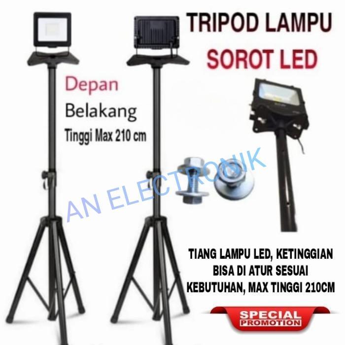 Stand Lampu Sorot / Stand Lampu Tembak / Stand Portable Tinggi 210Cm