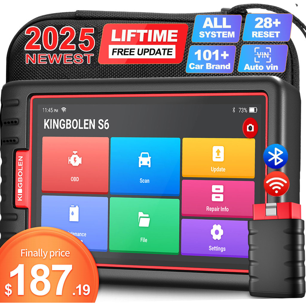 Kingbolen S6 Obd2 Scanner Professional Full System Obd2 Diagnostic Tool Car Scanner Obd Pk