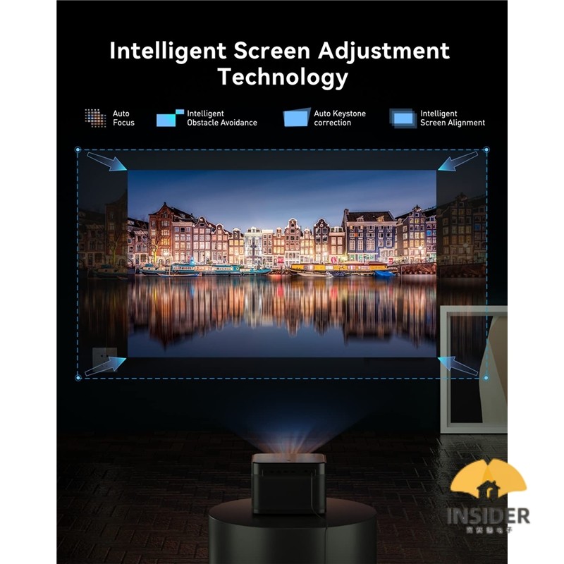 Mars Pro 4K Projector 3200 Ansi Lumens Laser Projector With Android