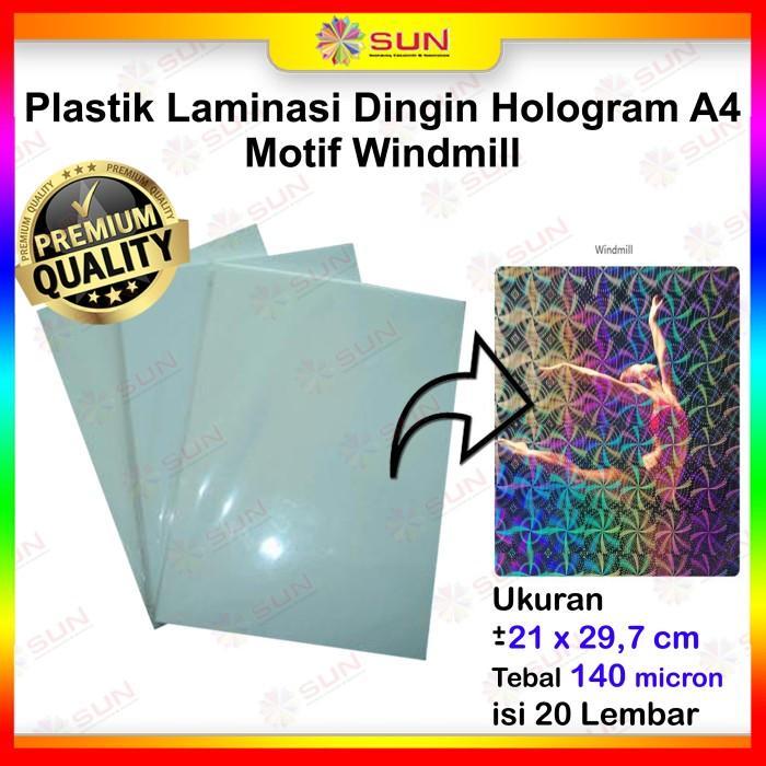 Plastik Laminasi Hologram A4 Pelindung Foto Polaroid Photocard