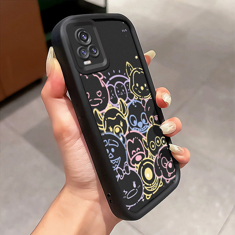 Casing Hp VIVO V20 VIVO V20 Pro Case Casing Lukisan kartun pola Kasus HP Tangga Langit Mewah Silikon