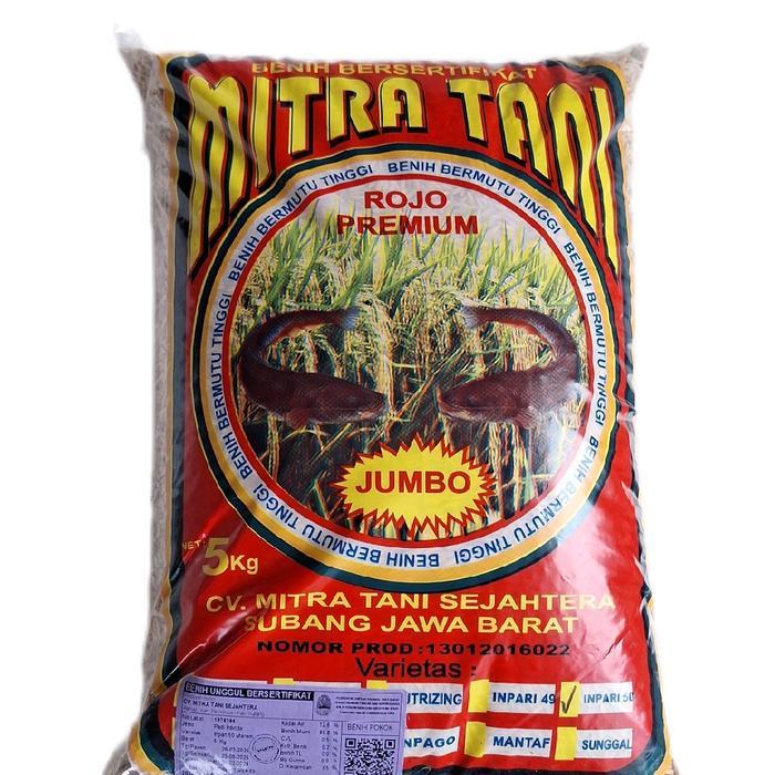 Benih padi unggul inpari 50 marem jumbo bersertifikat kemasan 5kg