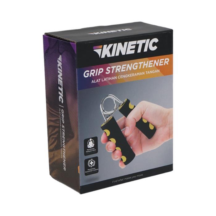 AZKO Kinetic Hand grip Soft - Hitam/Kuning Alat Olahraga Pelatih Otot Tangan Lengan Perlengkapan