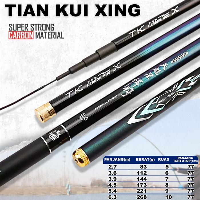 Joran Tegek Tian Kui Xing Carbon Graphite Pancing