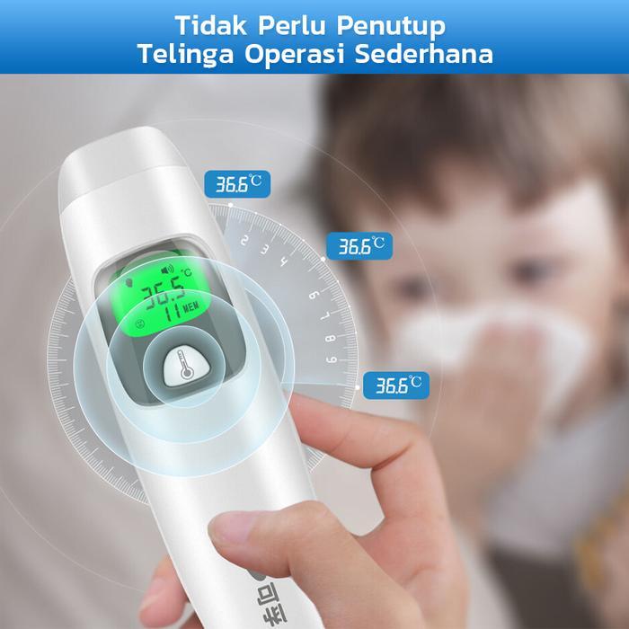 COFOE TERMOMETER DIGITAL TELINGA BAYI DAN DEWASA EAR THERMOMETER KUPING INFRARED PENGUKUR SUHU BADAN