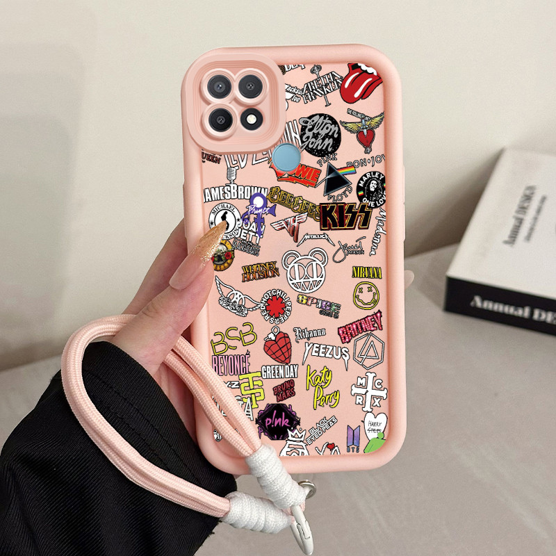 Casing Hp untuk OPPO A15 A15s A35 4G Case Hp Silikon Softcase Kasing Kesing Cesing Casing Berisi tal