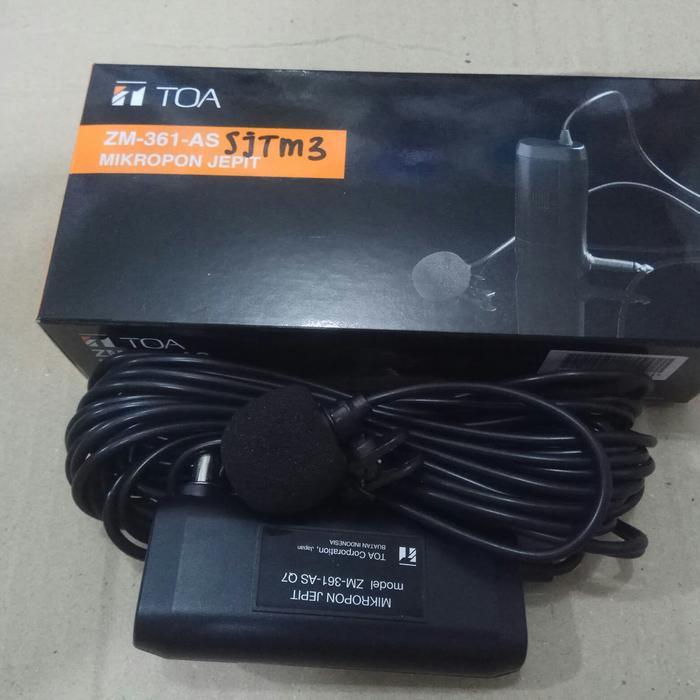 Mic Jepit Toa Zm-360 / Mikropon Kancing/ Mik Kancing