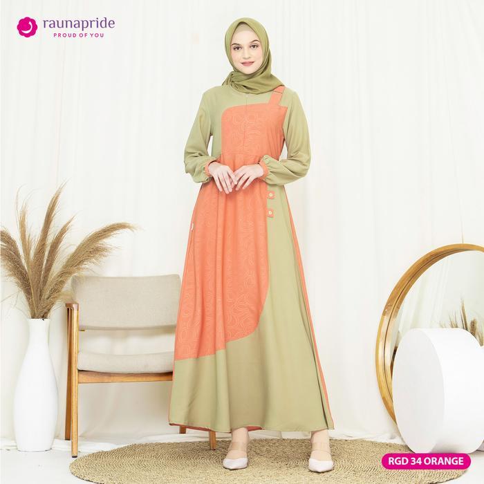 TERMURAH Rauna Collection - Rauna Gamis Dewasa 34 by Rauna Pride - Fashion Muslim - Baju Gamis