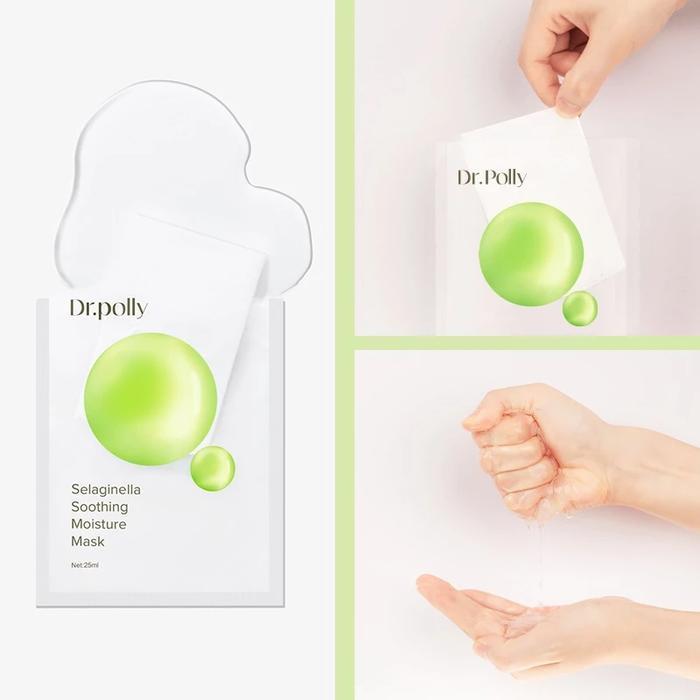 tsuw- Dr.Polly Sleeping Mask Centella Asiatica 25G Facial Masker Wajah Untuk Kulit Kering &