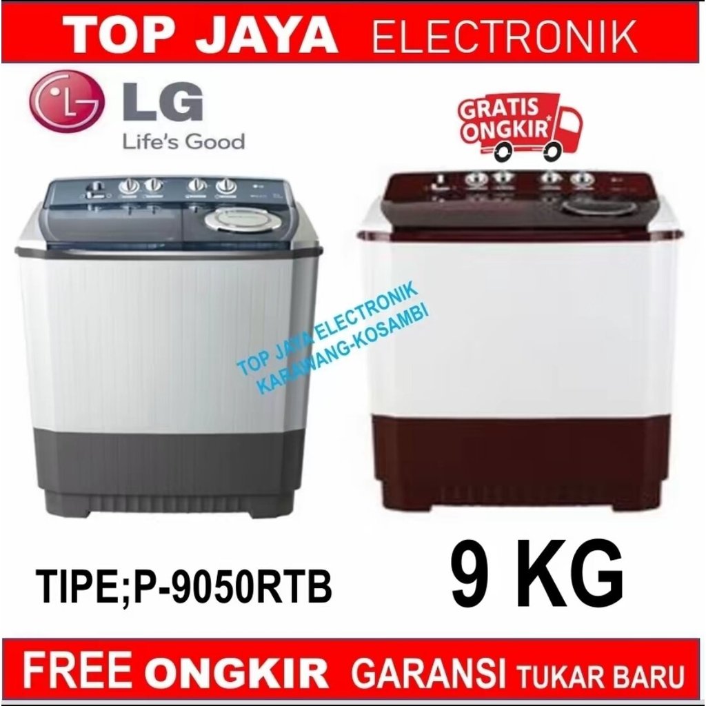 MESIN CUCI LG 9KG.LG MESIN CUCI 9KG TWIN TUB BARU BERGARANSI RESMI